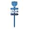 Glitzhome® 3.5ft. LED Hanukkah Yard Stake